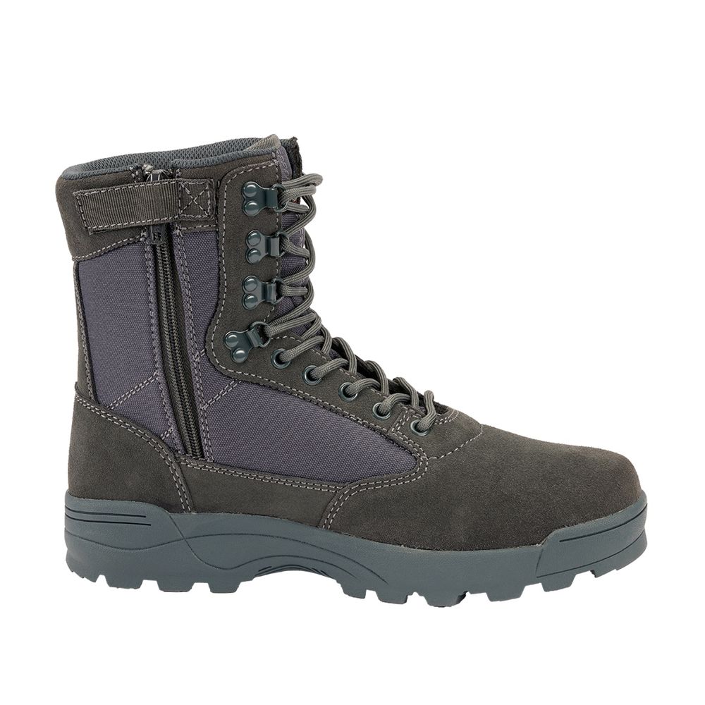 Brandit - Tactical Zipper Bottes lacées - Gris